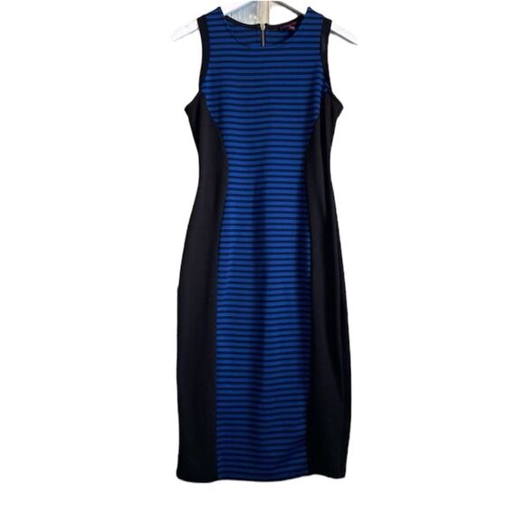 ✨ Material Girl Striped Bodycon Midi Dress✨ - Picture 3 of 7